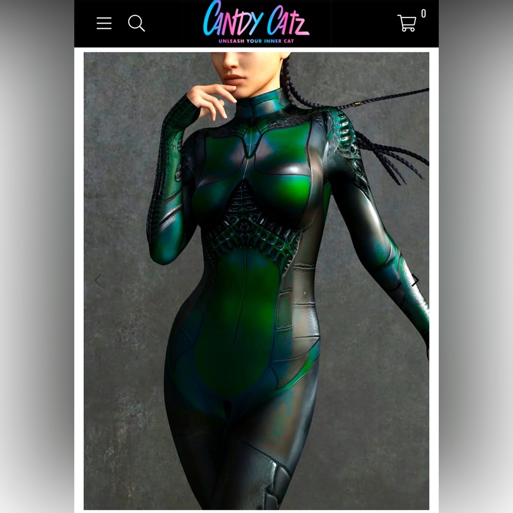 Candy Catz ANTSLUT GREEN COSTUME